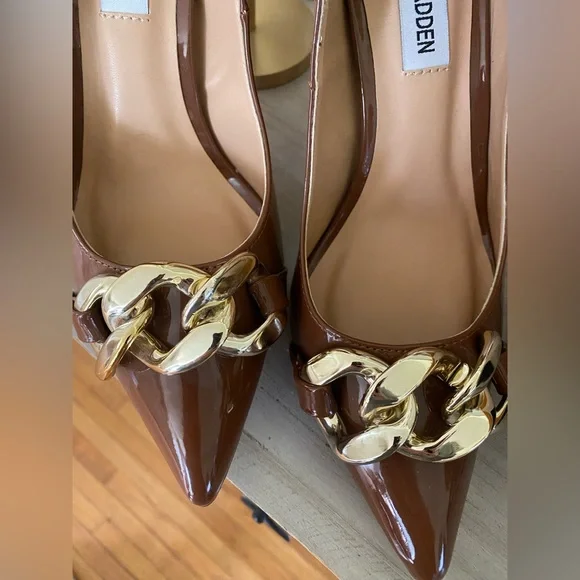 Steve Madden lalette chain link pump - Picture 2 of 7